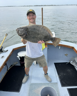 Large Flounder Catch from St. Augustine fishing Charter.